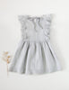 Little Angel Cotton and Lace Dress - Sky